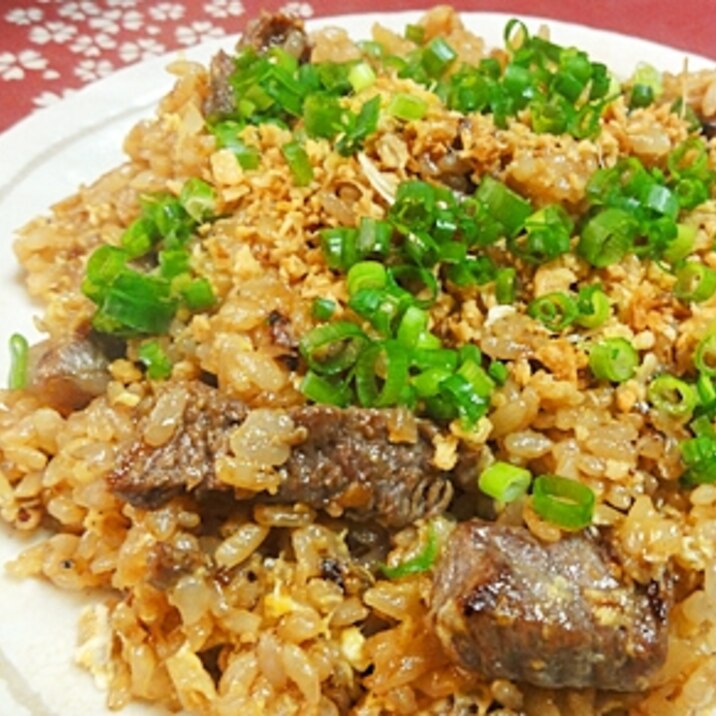 ガッツリ 牛肉ニンニク炒飯 レシピ 作り方 By Bapaksan 楽天レシピ